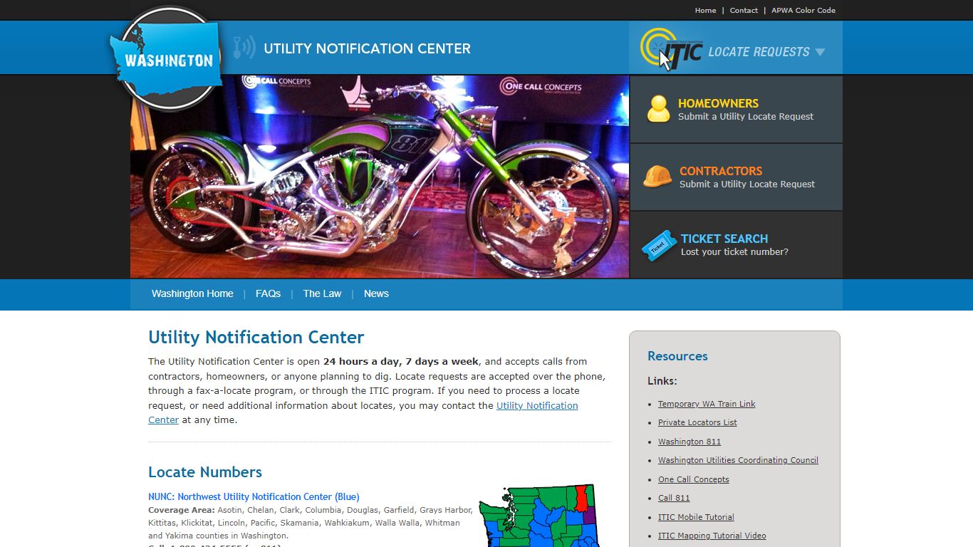Washington Utility Notification Center - Call Before You Dig